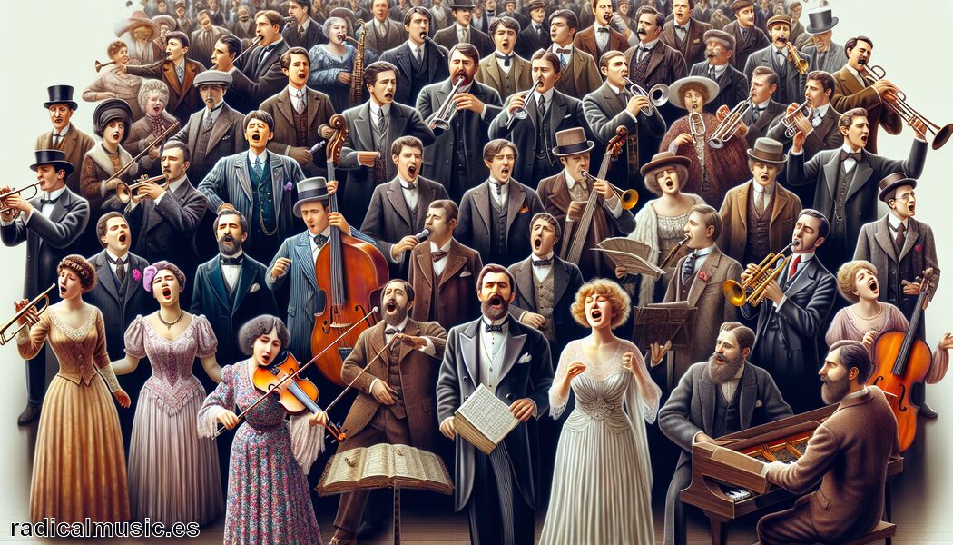 Actuaciones en locales de entretenimiento - Los cantantes y músicos de más éxito de la década de 1910